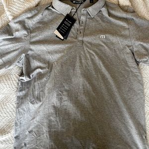 Travis Mathew Gray Polo Shirt